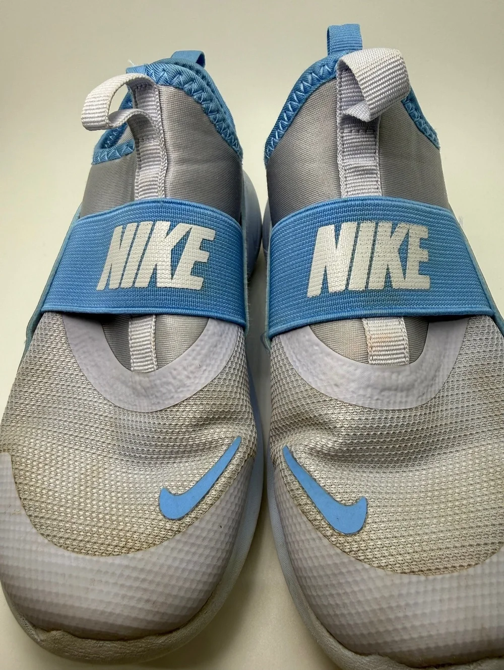 Nike Flex Runner 4 PS IF2894-006 Ghost Blue Slip On Running Shoes Kids Size 13C